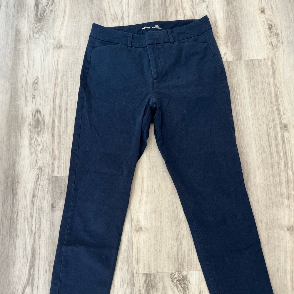 Old Navy Pixie High Rise Pants in Deep Blue